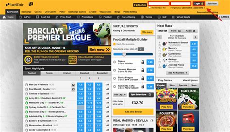 betfair 365 login